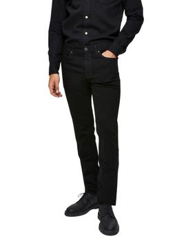 Pantalón Selected Leon 3031 Strecht Slim Fit negro