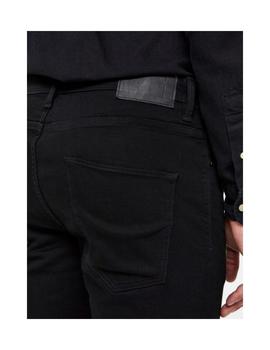 Pantalón Selected Leon 3031 Strecht Slim Fit negro