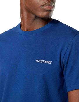 Camiseta Dockers Logo Tee manga corta Estate Blue