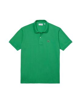 Polo Lacoste L1212 verde manga corta para hombre