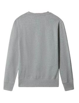 Sudadera Napapijri Balya de algodón ecológico gris de hombre