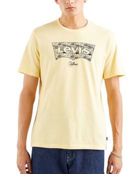 Camiseta Levis Housemark Grahpic Tee Fish Fill Golden Haze