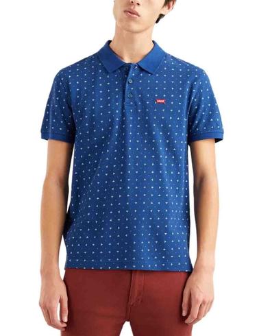 Polo Levis Minishapes Estate Blue manga corta de hombre