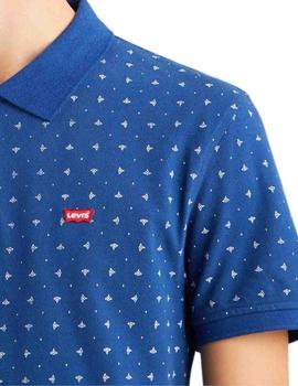 Polo Levis Minishapes Estate Blue manga corta de hombre