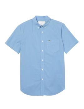 Camisa Lacoste regular fit de algodón de manga corta