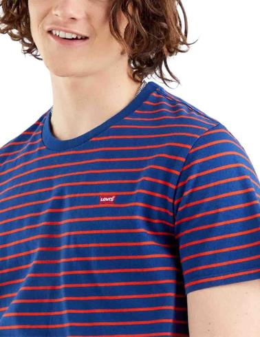 Camiseta Levis Short Sleeve Housemarket Tee Poppy Estate Blu