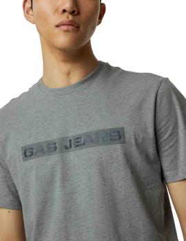 Camiseta Gas Jeans Scuba/s Line de manga corta de algodón