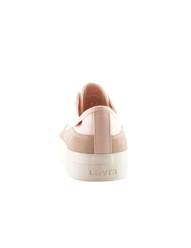 Zapatillas Levis Square Low de lona y piel de mujer