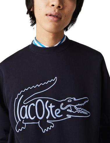 Sudadera Lacoste de hombre con cocodrilo bordado