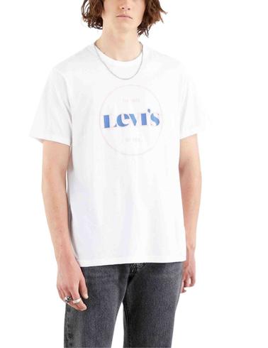 Camiseta Levis Relaxed Tee Logo *White* de hombre