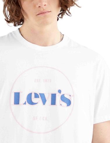 Camiseta Levis Relaxed Tee Logo *White* de hombre