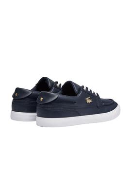 Zapatillas Lacoste Bayliss Deck de tipo náutico azul marino