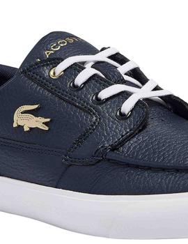 Zapatillas Lacoste Bayliss Deck tipo náuticos de piel