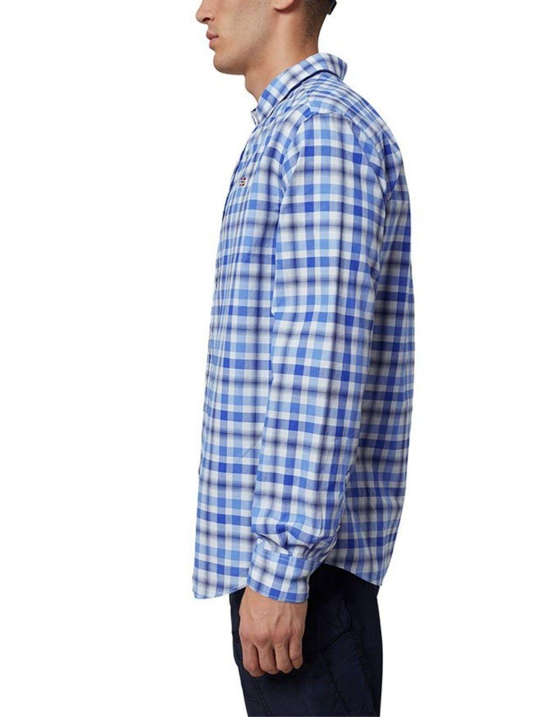 Camisa Napapijri de manga larga Grinnel para hombre