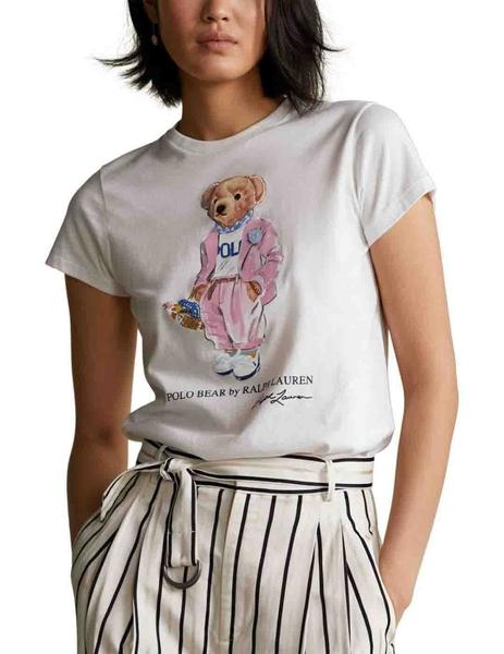 Camiseta Polo Ralph Lauren Bear picnic de mujer