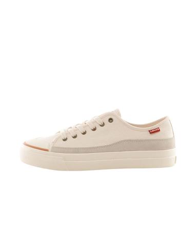 Zapatillas Levis Square Low de lona beige