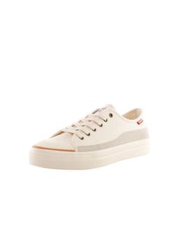 Zapatillas Levis Square Low de lona beige