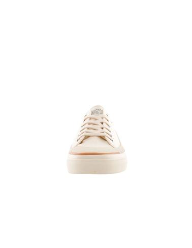 Zapatillas Levis Square Low de lona beige