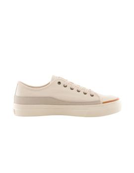Zapatillas Levis Square Low de lona beige