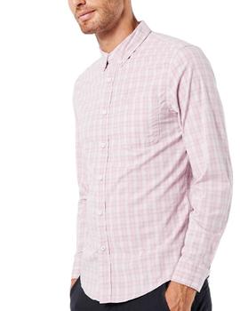 Camisa Dockers de algodón rosa para hombre slim fit