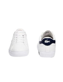 Lacoste zapatillas Powercorut hombre blancas