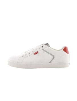 Zapatillas Levis Woodward de ecopiel de hombre blancas