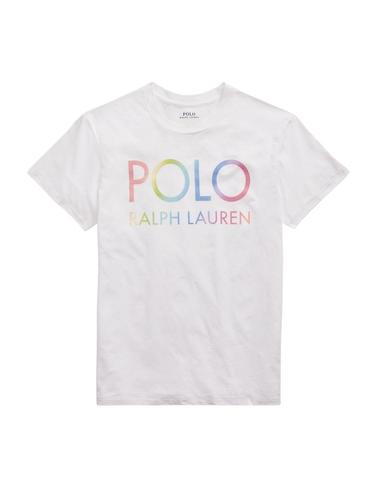 Camiseta Polo Ralph Lauren con logotipo big fit blanca