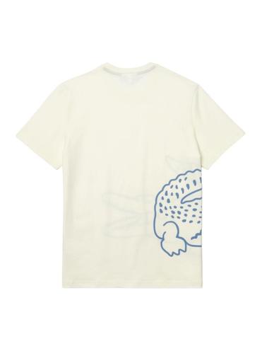Camiseta Lacoste algodón ecológico y estampado de cocodrilo
