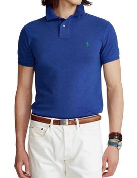 Polo de Polo Ralph Lauren Slim Fit manga corta azulón