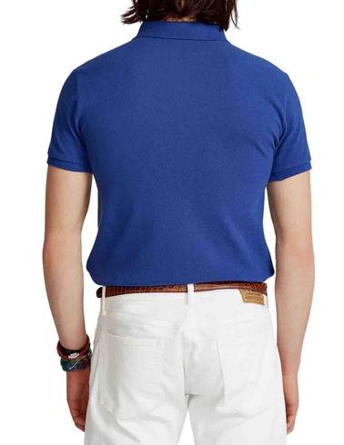 Polo de Polo Ralph Lauren Slim Fit manga corta azulón