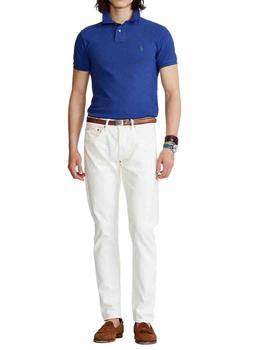 Polo de Polo Ralph Lauren Slim Fit manga corta azulón