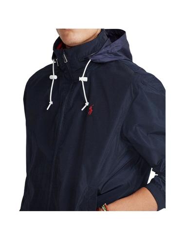 Chaqueta Polo Ralph Lauren cortavientos con capucha plegable