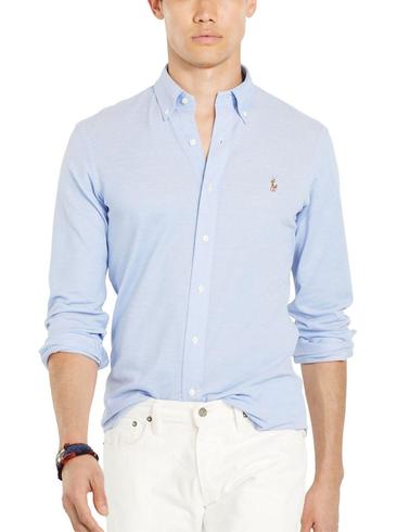 Camisa Polo Ralph Lauren de algodón knit oxford de hombre