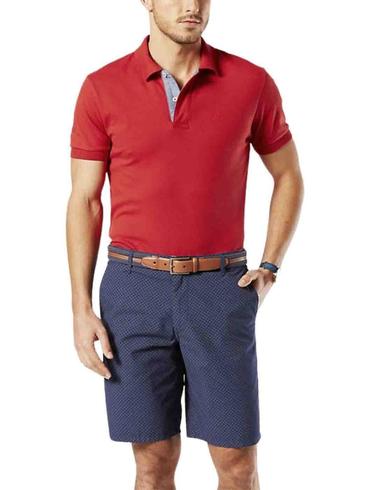 Polo Dockers de manga corta rojo de hombre