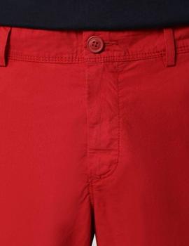 Pantalones cortos Napapijri Nakuru chinos rojo de hombre