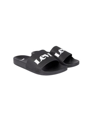 Chanclas Levi's® June Sliders negras de mujer