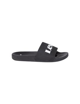 Chanclas Levi's® June Sliders negras de mujer