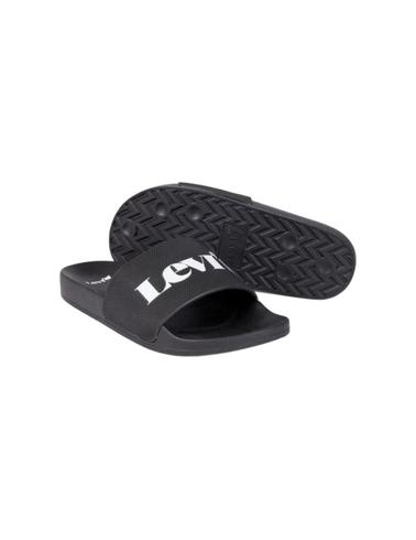 Chanclas Levi's® June Sliders negras de mujer