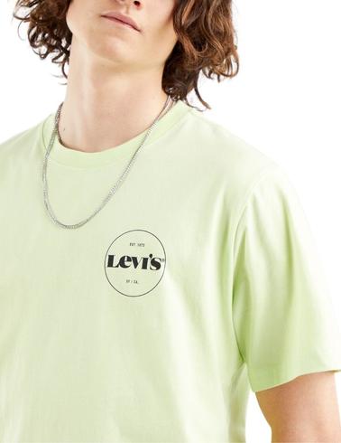 Camiseta Levi's® Relaxed Graphic Tee Corelogo Mv Shadow Lime