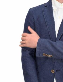 Americana Florentino de hombre en tejido con mezcla de lino