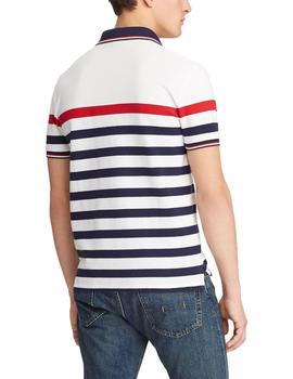 Polo de Polo Ralph Lauren manga corta a rayas slim fit