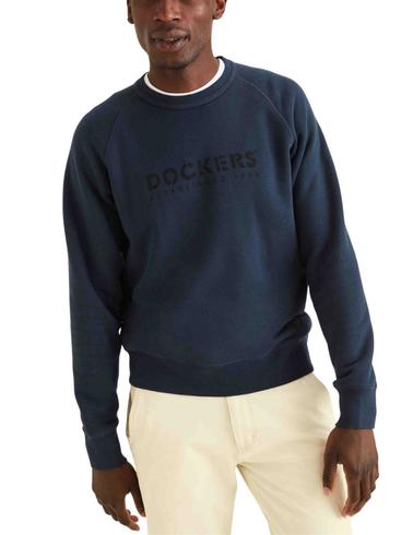 Sudadera Dockers Regular Fit Icon Crew Pembroke de hombre