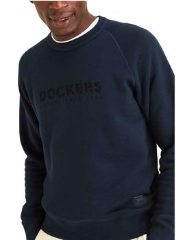 Sudadera Dockers Regular Fit Icon Crew Pembroke de hombre