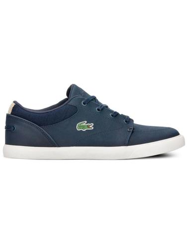 Zapato nautico Lacoste Bayliss azul marino de hombre