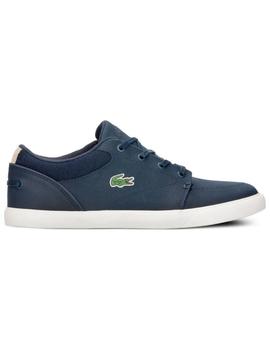 Zapato nautico Lacoste Bayliss azul marino de hombre