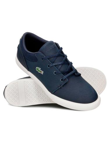 Zapato nautico Lacoste Bayliss azul marino de hombre