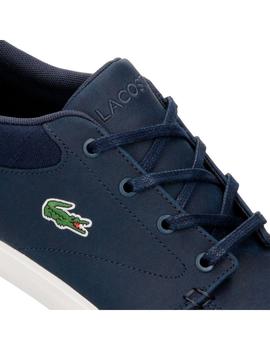 Zapato nautico Lacoste Bayliss azul marino de hombre