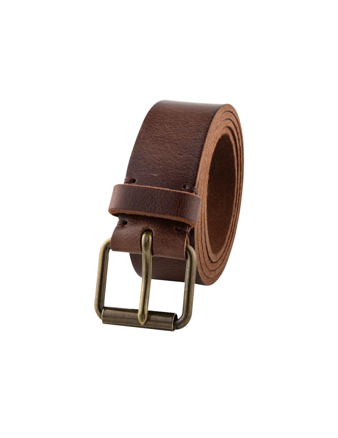 Cinturón Dockers de cuero marrón