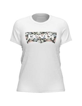 Camiseta Levis The Perfect Tee Vanessa Floral White