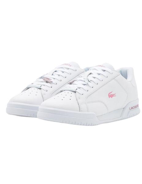 Tremendo Sonrisa Parcialmente Zapatillas Lacoste Twin Serve de mujer de piel blancas